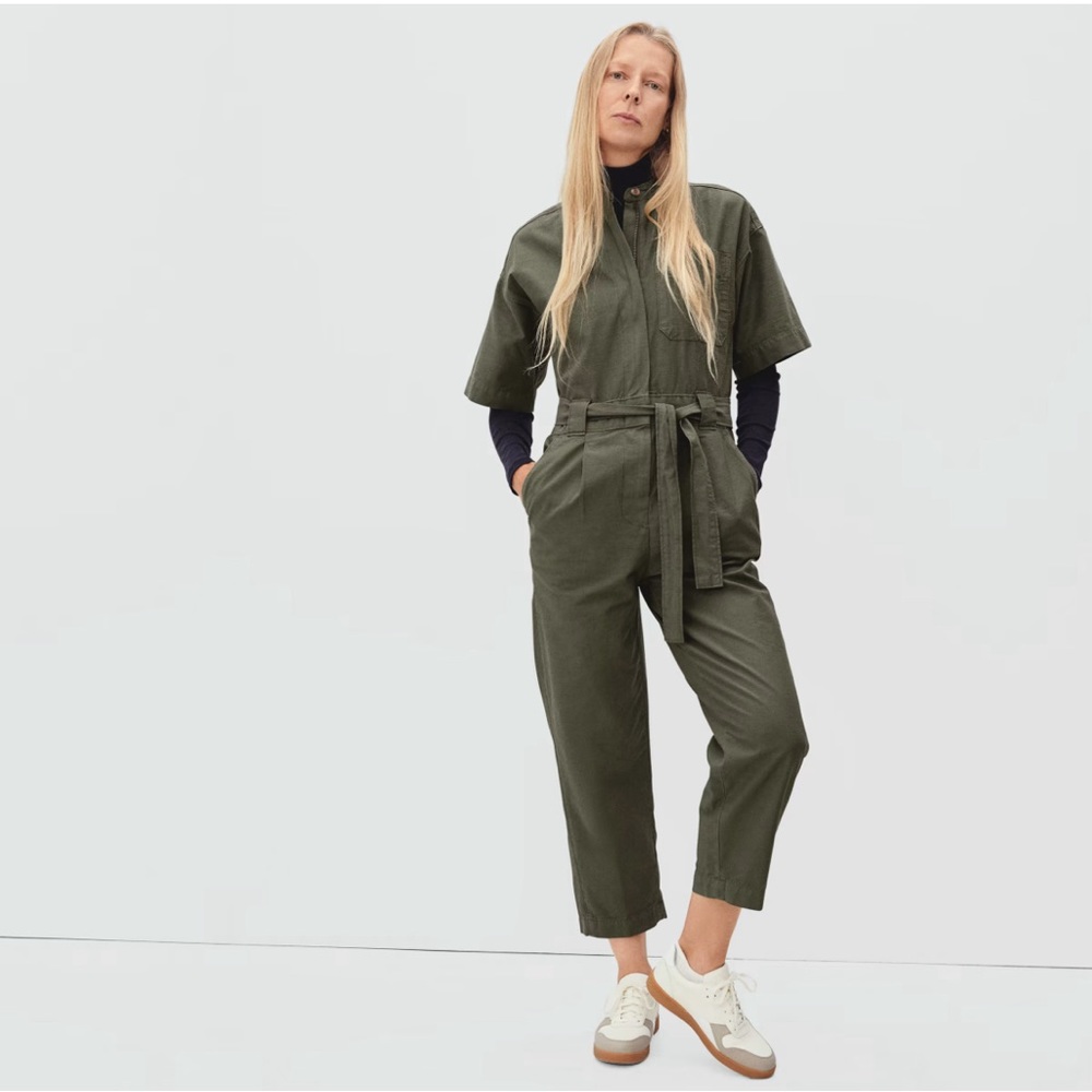 Everlane Olive Green Jumpsuit